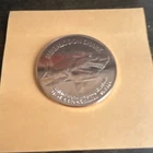 Megalodon Shark 1 oz .999 Fine Copper  Bullion Round