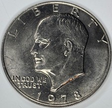 1978 Eisenhower Ike Dollar Coin Ungraded X3