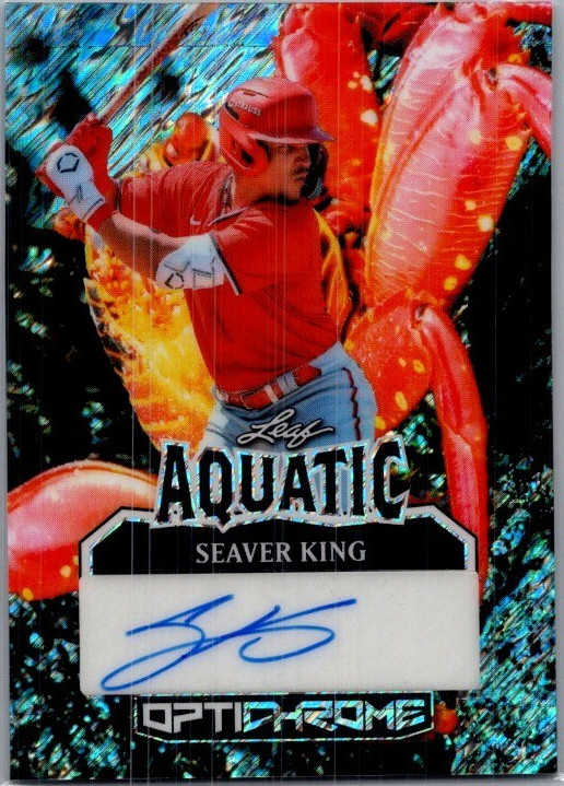2025 Leaf Seaver King Optichrome Baseball Aquatic 1/1 Auto