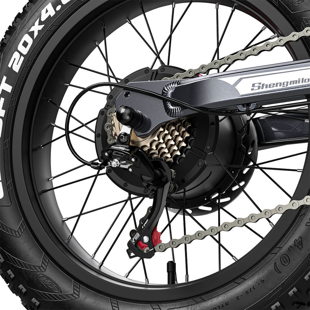 New 2025 Electric Bike for Adults Mountain e bike 20" 60V30Ah Fat Tire Oil brake