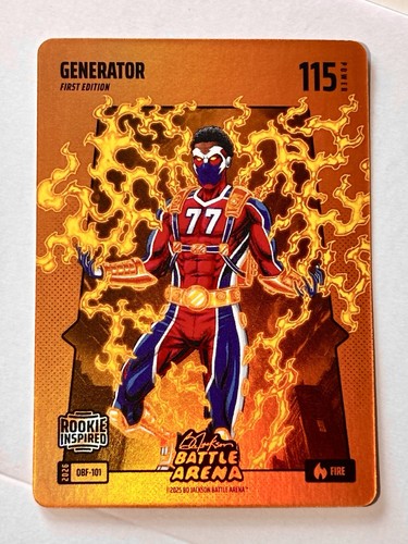 Bo Jackson Battle Arena BJ Edgecombe ‘Generator’ Orange Fire #OBF-101