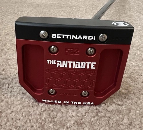 Bettinardi ANTIDOTE SB2 Black/Red REMIX Mallet Golf Limited PUTTER ⛳️