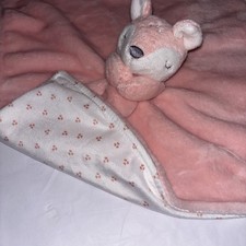 Carters Pink White Woodland Fox Baby Lovey Plush Toy 2023