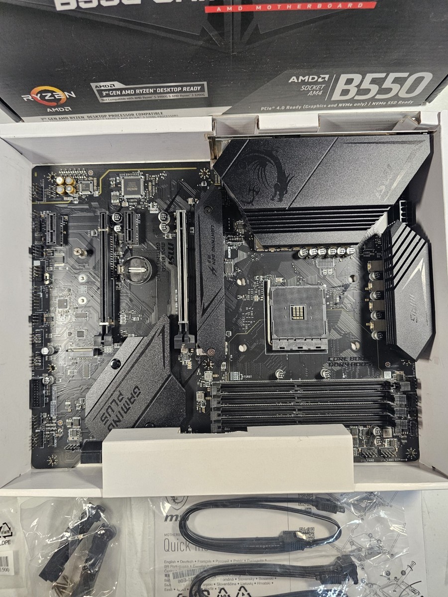 Buy MSI MPG B550 Gaming Plus Desktop Motherboard - Black online | eBay