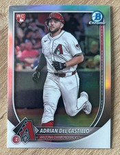 2025 Bowman Adrian Del Castillo #4 Chrome Red Rookie (RC) Arizona Diamondbacks