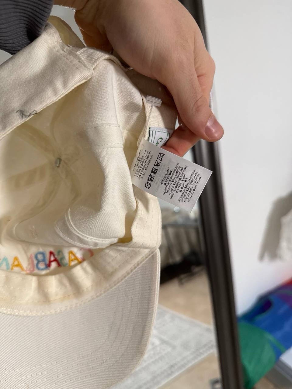 Casablanca Beige Solid Baseball Cap Embroidered A… - image 5