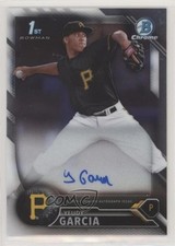 2016 Bowman Chrome Prospects Auto Yeudy Garcia #BCAP-YG Auto kx2