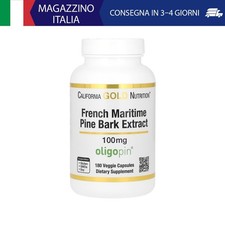 California Gold Nutrition, Estratto di corteccia di pino marittimo francese, Oli