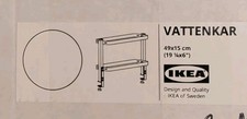 IKEA VATTENKAR Estante de Escritorio Negr…