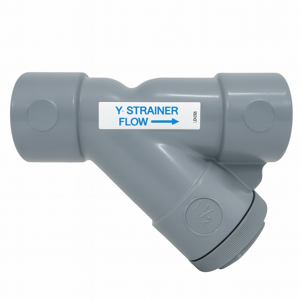 Hayward Flow Control Ys20150s Y Strainer, 1-1/2" Pipe, Socket, Cpvc, 150 Psi