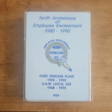 1990 Hoyle Ford Sterling Plant Uaw Local 228 Playing Cards Complete 54 Card Deck 1990 Hoyle Ford Sterling Plant Uaw Local 228 Playing Cards Complete 54 Card Deck