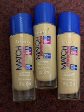 3x Rimmel London Match Perfection Foundation 1 oz - 103 True Ivory