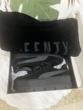 Gamuza Creeper con tacos PUMA para mujer - Puma Black | Estilo de calle audaz 8,5 para mujer