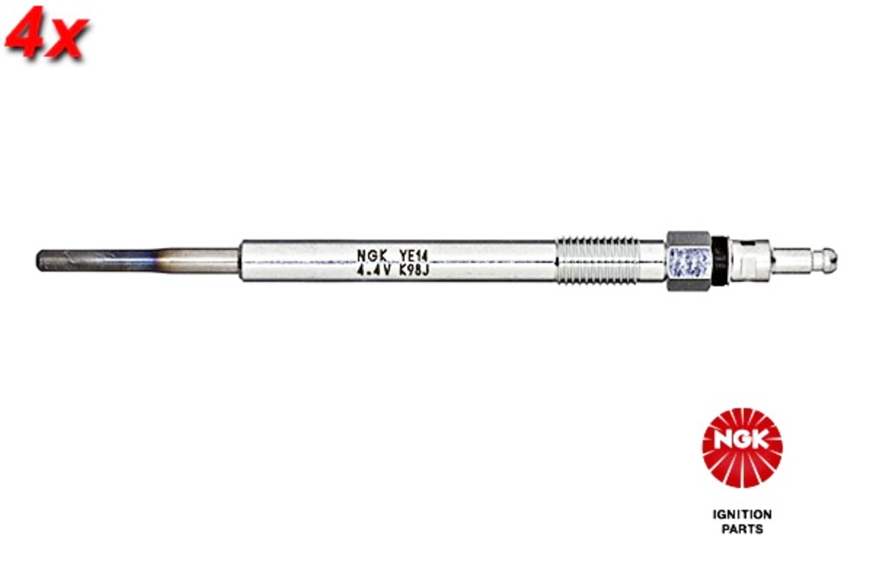 NGK 4x Glow Plug For AUDI A3 A4 MITSUBISHI Grandis SEAT SKODA VW 03-15 MN980234