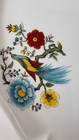 Vintage Bone China Bird & Floral Serving Plate. Made in France — photo 3