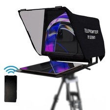 Teleprompter 4.0 12" with iPad, , Smartphone and DSLR , Remote or App Control...