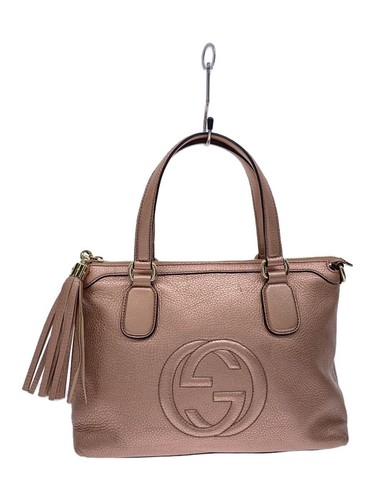 GUCCI 308362 AH90Z 2700 Soho Leather Pink Handbag #PB16031