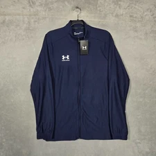 Under Armour Challenger Track Jacket Mens Medium Full Zip Fitted lightweight NWT
