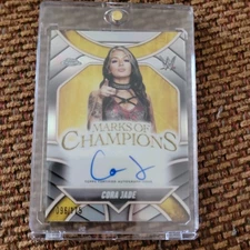 2025 Topps Chrome WWE - Marks of Champions Autographs #MOC-CJ Cora Jade /175