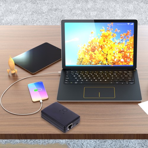 USB Ethernet Auto Office Netzwerkschalter Büro Netzwerk-Splitter - 第 5/12 張圖片