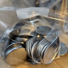 94 pcs 2-1/4" Pin Back Metal Button DIY Maker, front only