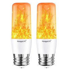 Flame Light Bulbs, Warm Flickering Light Bulbs Effect of Real Fire, E26 Led F...