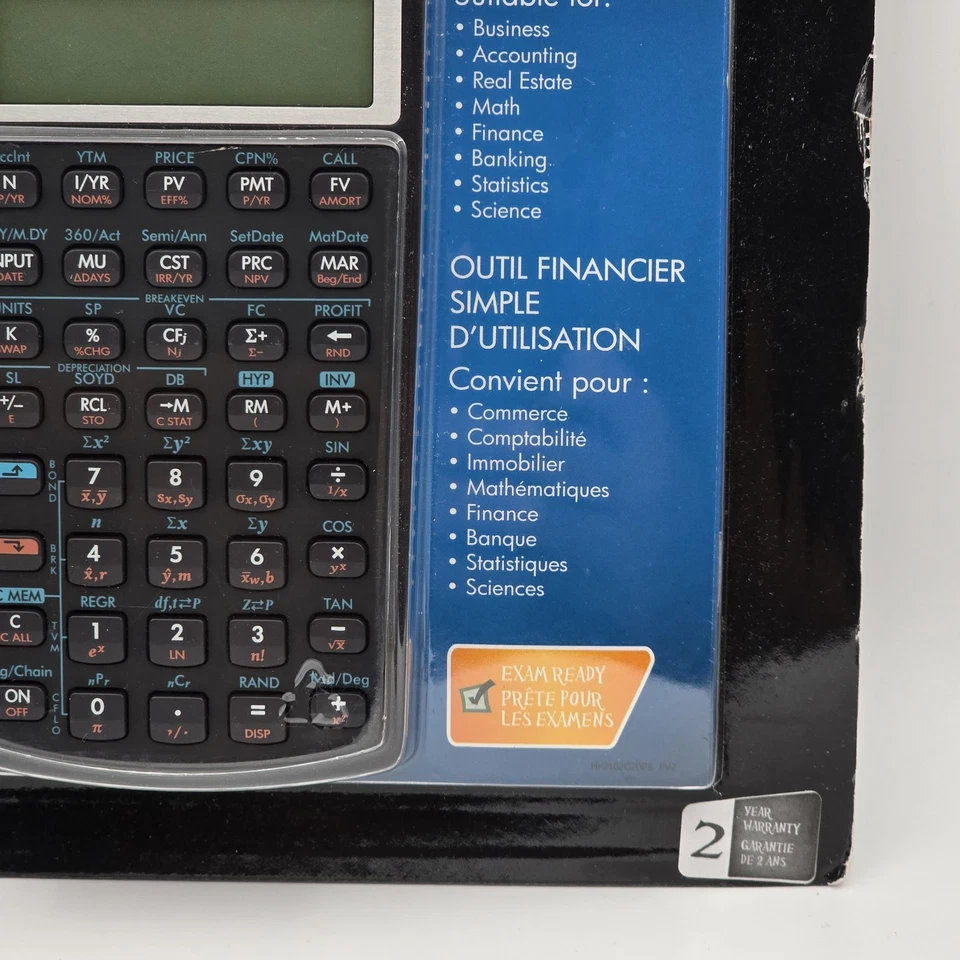 HP 10bII+ Plus Financial Calculator Hewlett Packard NIB - Image 3 of 4