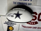 CeeDee Lamb Autographed - Dallas Cowboys White Panel Championships Football