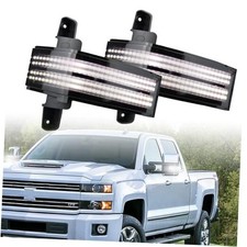 LED Rear Side Mirror Light DRL Amber Sequential Turn Signal Lamp Feature 14-18