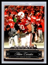 2007 Playoff Prestige #182 Adam Carriker Base Rookie Card RC St. Louis Rams. rookie card picture