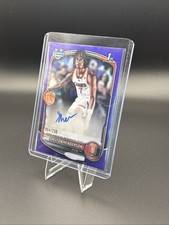 2025-26 Bowman Chrome Shelton Henderson 1st Auto Purple Refractor 064/250 CPA-SH
