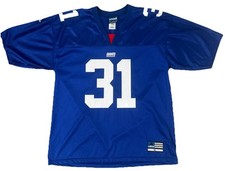 VINTAGE Adidas New York Giants Jason Sehorn 31 Jersey Men X Large Blue 90s