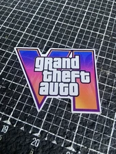 GTA 6 - Grand Theft Auto VI Sticker  GTA 3, GTA 4, GTA 5 Video Game Sealed New