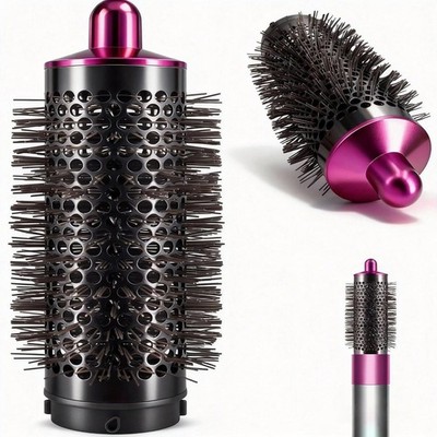 Innovative Round Volumizing Brush for Dyson Airwrap Styler: Fluffy Hair with ...