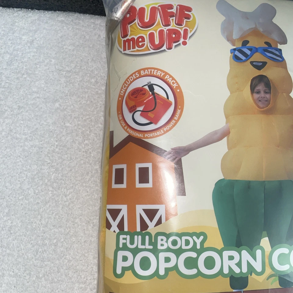 Full Body Popcorn Costume CHILD 7 years an up NEW IN PACKAGE NWT - Image 3 of 4