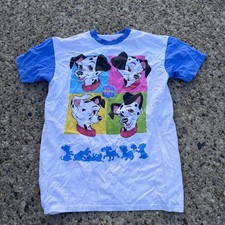 Vintage Disney 101 Dalmatians Pajama Shirt One Size Fits Most Single Stitch