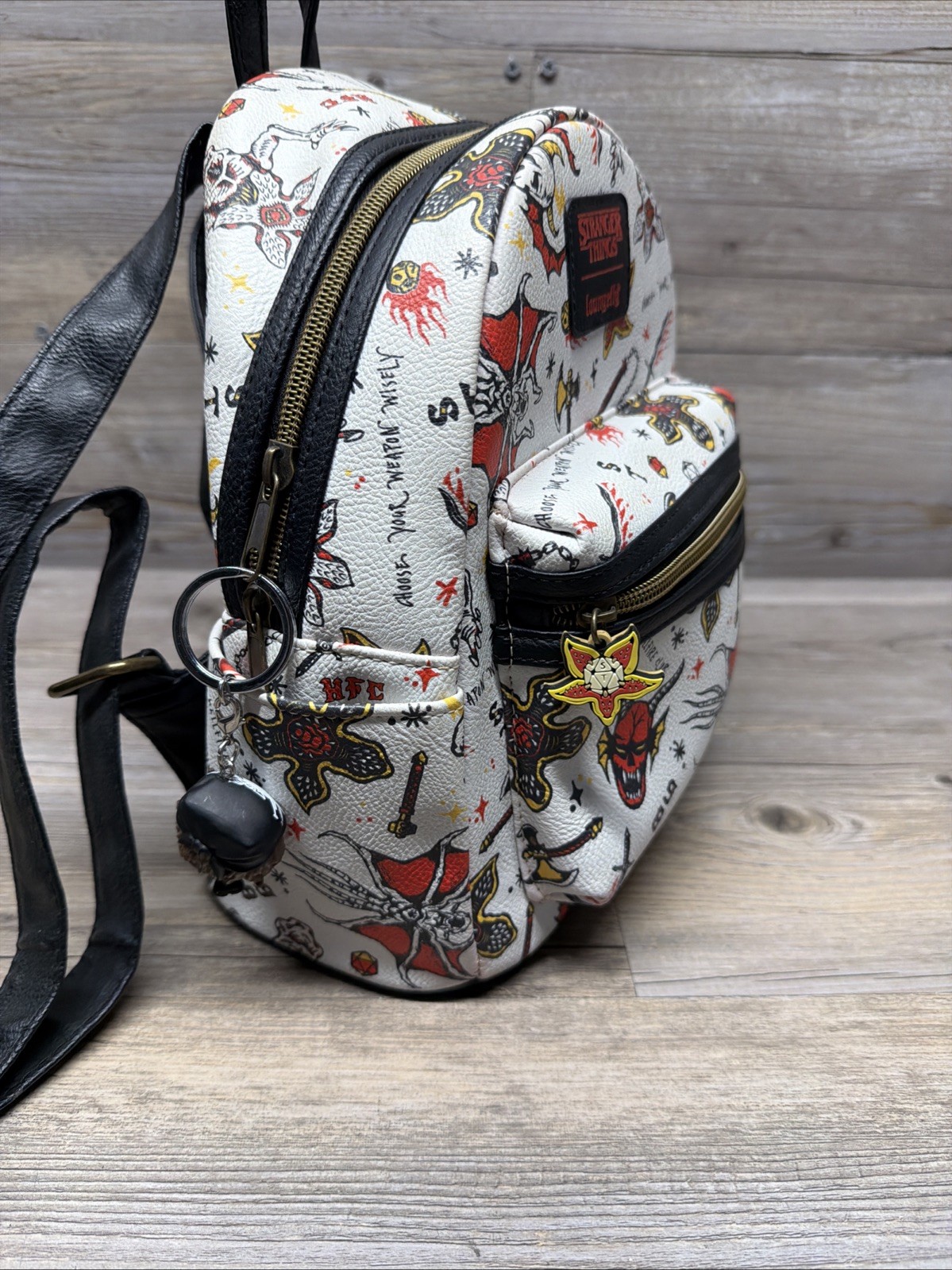 loungefly stranger things mini backpack Pre Owned… - image 2