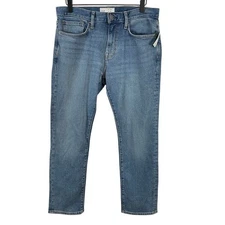 Gap Mens Slim Medium Wash Jeans sz 30x28 NWT Blue Cotton Blend Classic Denim