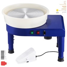 Uimoso 14In Pottery Wheel Machine, 60-300RPM Ceramic Craft Tool for DIY Projects