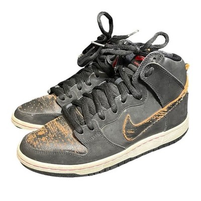 2015 Nike Dunk High Pro SB 'Distressed Leather' 305050-026 Men's Size 9