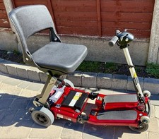 FLAME RED LUGGIE FOLDING MOBILITY SCOOTER