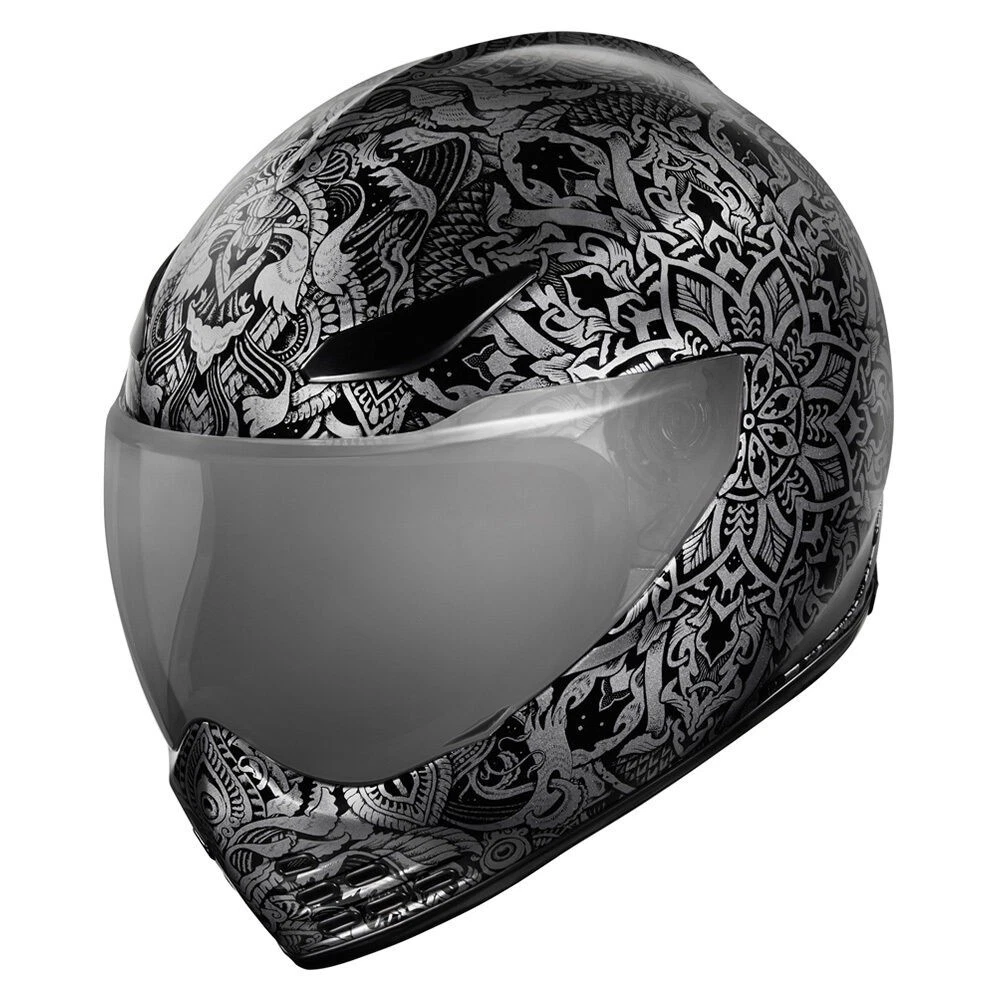 Icon Size M Black Motorcycle & Powersports Helmets for sale | eBay