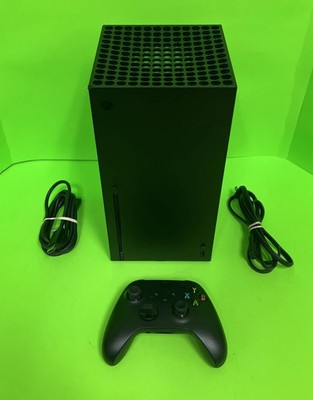 Microsoft Xbox Series X 1TB Video Game Console - Black wiith controller + cords