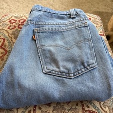 Vintage Levi Orange Tab Blue Jeans 70  s 80  s 30x 26