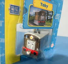Thomas  Friends Take Along Toby Die-cast Train W/ Bonus Card Vtg New In Package