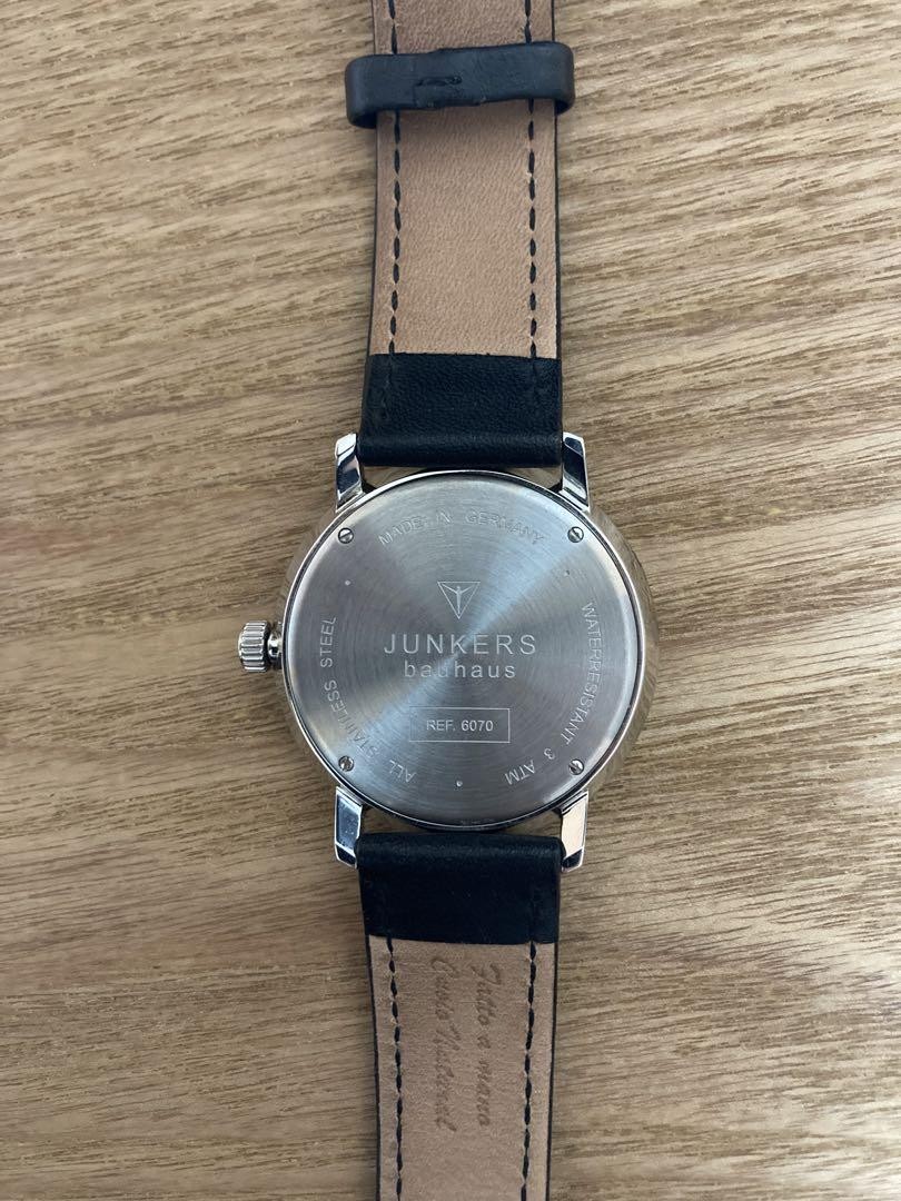 JUNKERS / BAUHAUS / 6070−2QZ Junkers Bauhaus 6070-2QZ Watch Quartz Minimalist Used No Box | eBay
