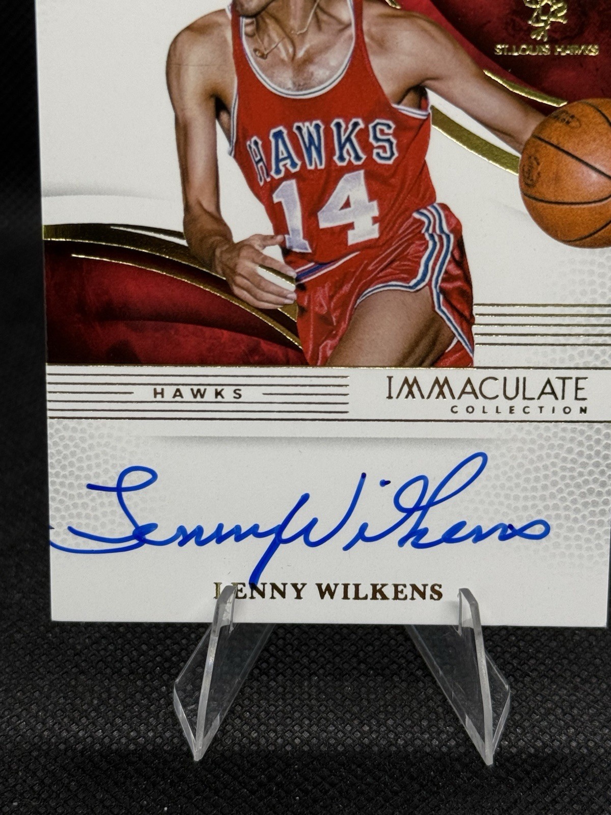 Auto /99 ✏️ 2024-25 Panini Immaculate Lenny Wilkens HOF Heralded Signatures view 3