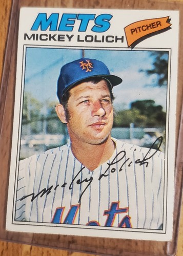 1977 Topps Baseballkarte #565 Mickey Lolich New York Mets