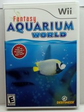 Fantasy Aquarium World (Nintendo Wii, 2009) Complete Tested Working - Free Ship