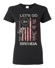 Let's Go Brenda 2nd Amendment We the People Womens Graphic T-Shirt